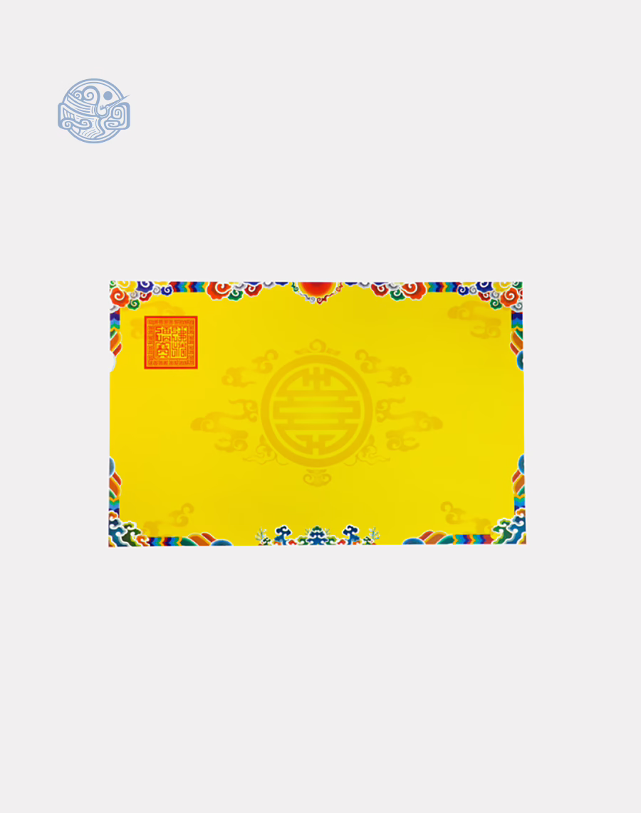 Giấy In Sớ thủy ba viền mỏng có ấn 1000DL65 a3s vàng - Ảnh 5