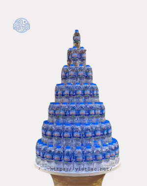 Bộ khay bày nước hình tháp tròn