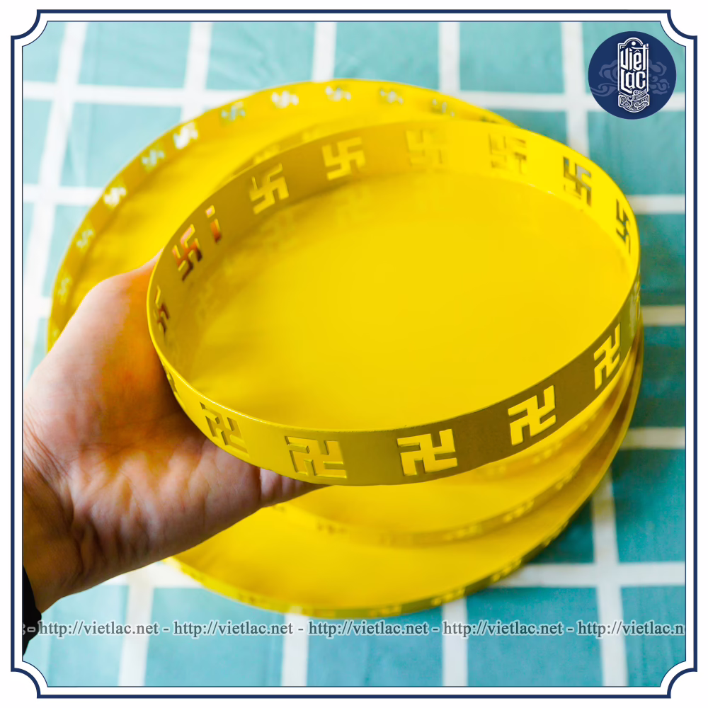 Bộ khay thép tròn bày tháp bia, nước ngọt - Ảnh 6