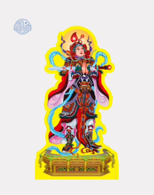 Tranh Hộ Pháp Khuyến Thiện chất liệu nhựa xốp