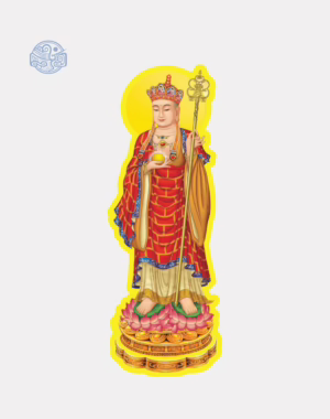 Tranh Địa Tạng Vương Bồ Tát chất liệu nhựa xốp