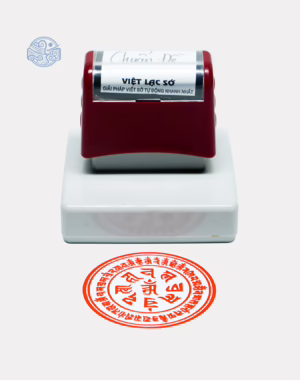 Dấu triện chuẩn đề 5x5cm thấm mực