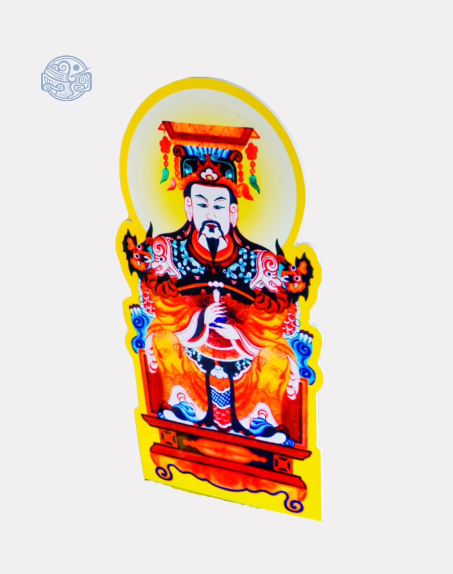 Tranh Ngọc Hoàng Đại Đế chất liệu nhựa xốp - Ảnh 3