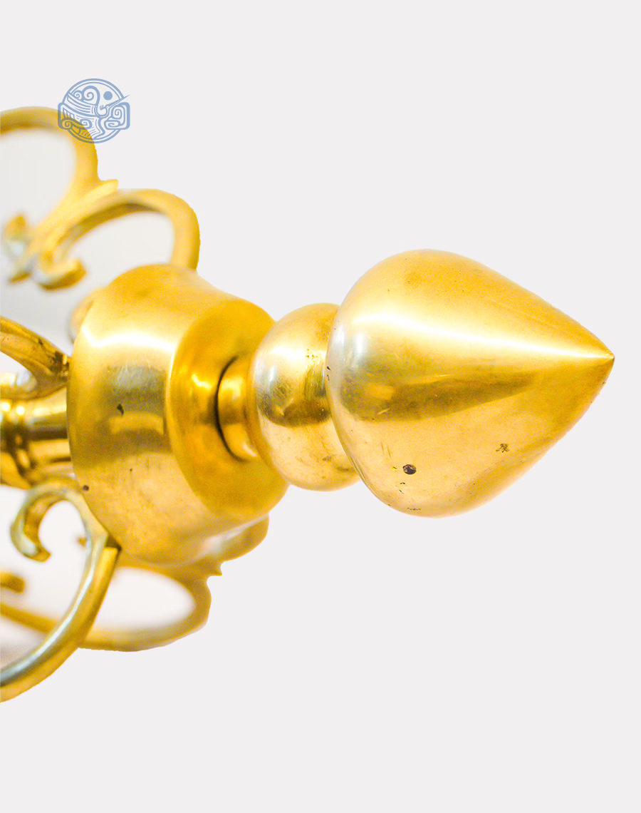 Đầu tích trượng cao 32cm đồng - Ảnh 2