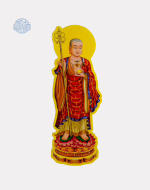 Tranh Mục Kiền Liên Bồ Tát chất liệu nhựa xốp