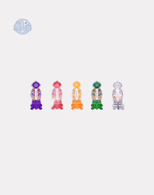 Bộ bài vị ngũ phương 40cm ép plastic