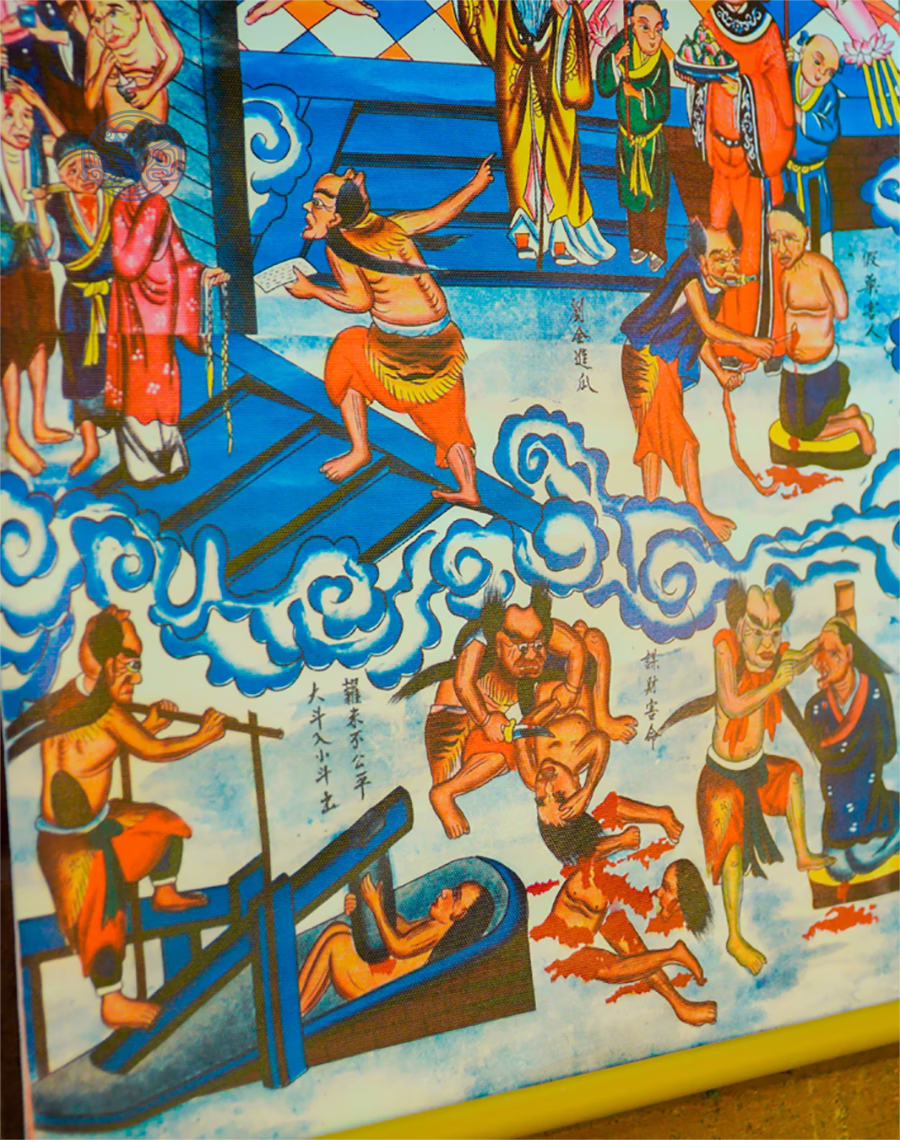 Bộ tranh Thập Điện Diêm Vương chất liệu canvas - Ảnh 7