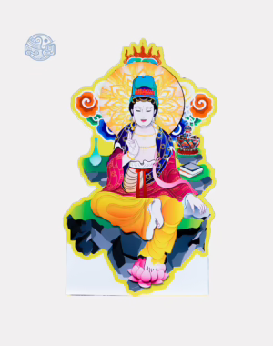 Tranh Quan Âm Hương Tích (Vẽ tay) chất liệu nhựa xốp