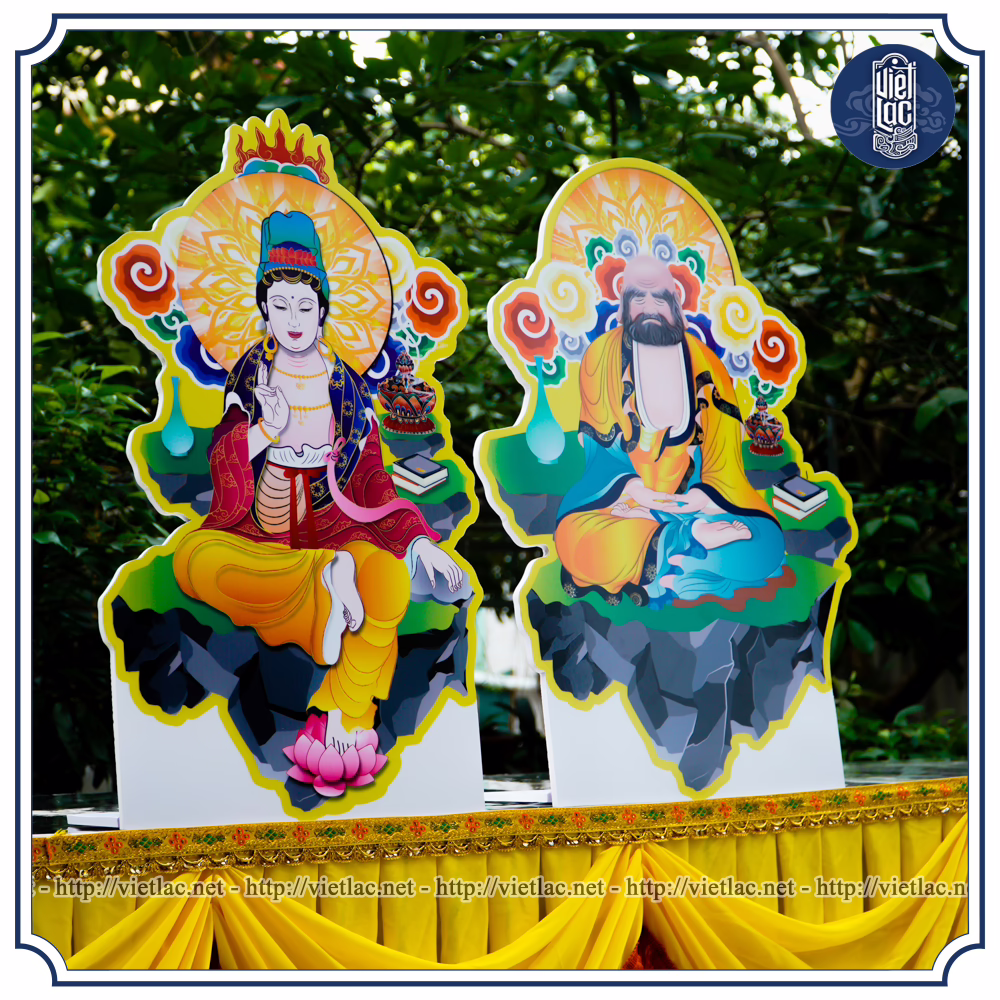 Bộ tranh cúng 17 bức thông dụng (vẽ tay) - Ảnh 12