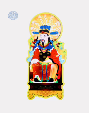 Tranh Bắc Đẩu Tinh Quân (vẽ tay) chất liệu nhựa xốp