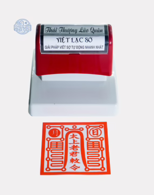 Dấu triện thái thượng lão quân thấm mực