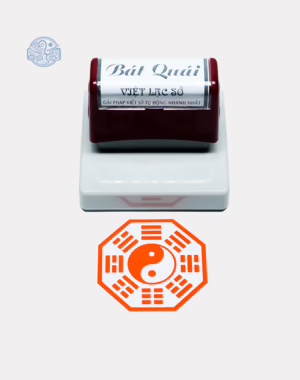 Dấu triện Bát Quái thấm mực