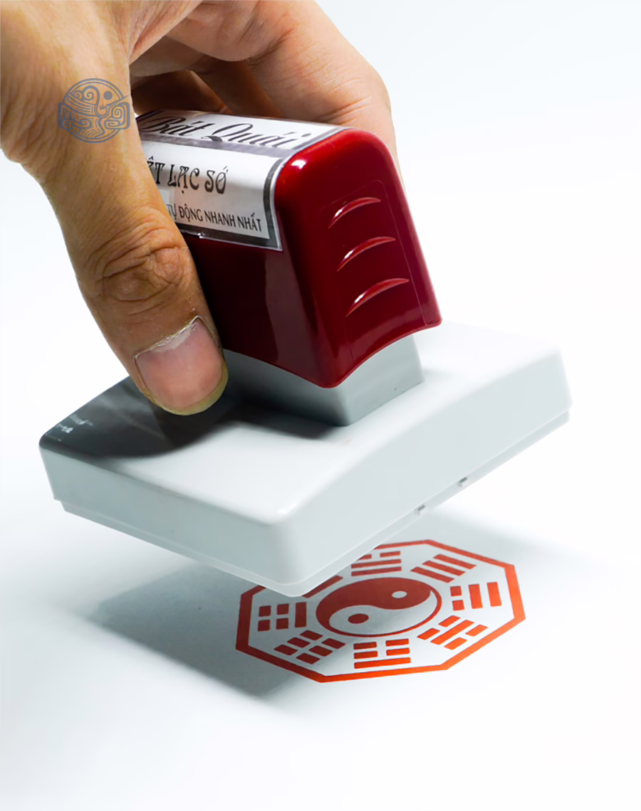 Dấu triện Bát Quái thấm mực - Ảnh 2