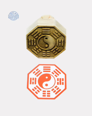 Dấu triện bát quái gỗ