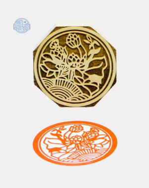 Dấu triện Liên Hoa gỗ