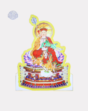 Tranh Địa Tạng Vương Bồ Tát tọa sen chất liệu nhựa xốp