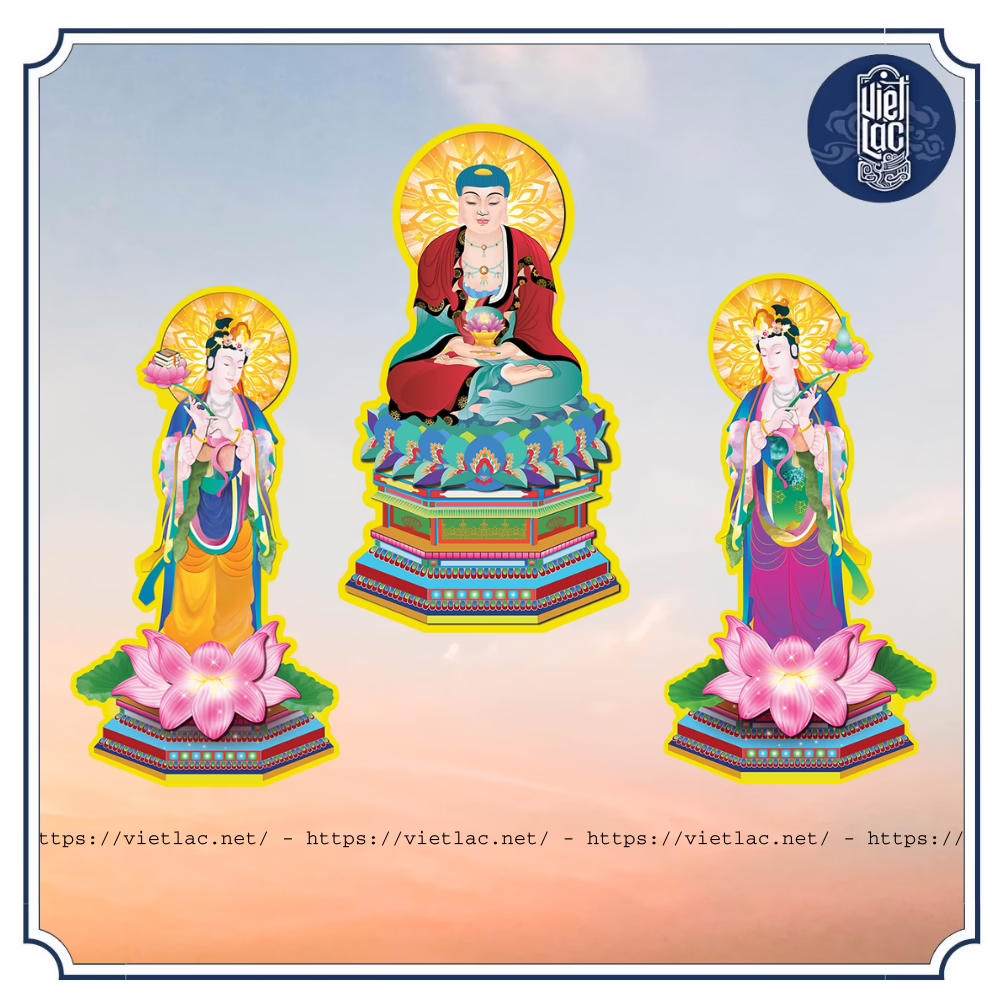 Bộ tranh cúng 17 bức thông dụng bìa cứng ép plastic - Ảnh 8