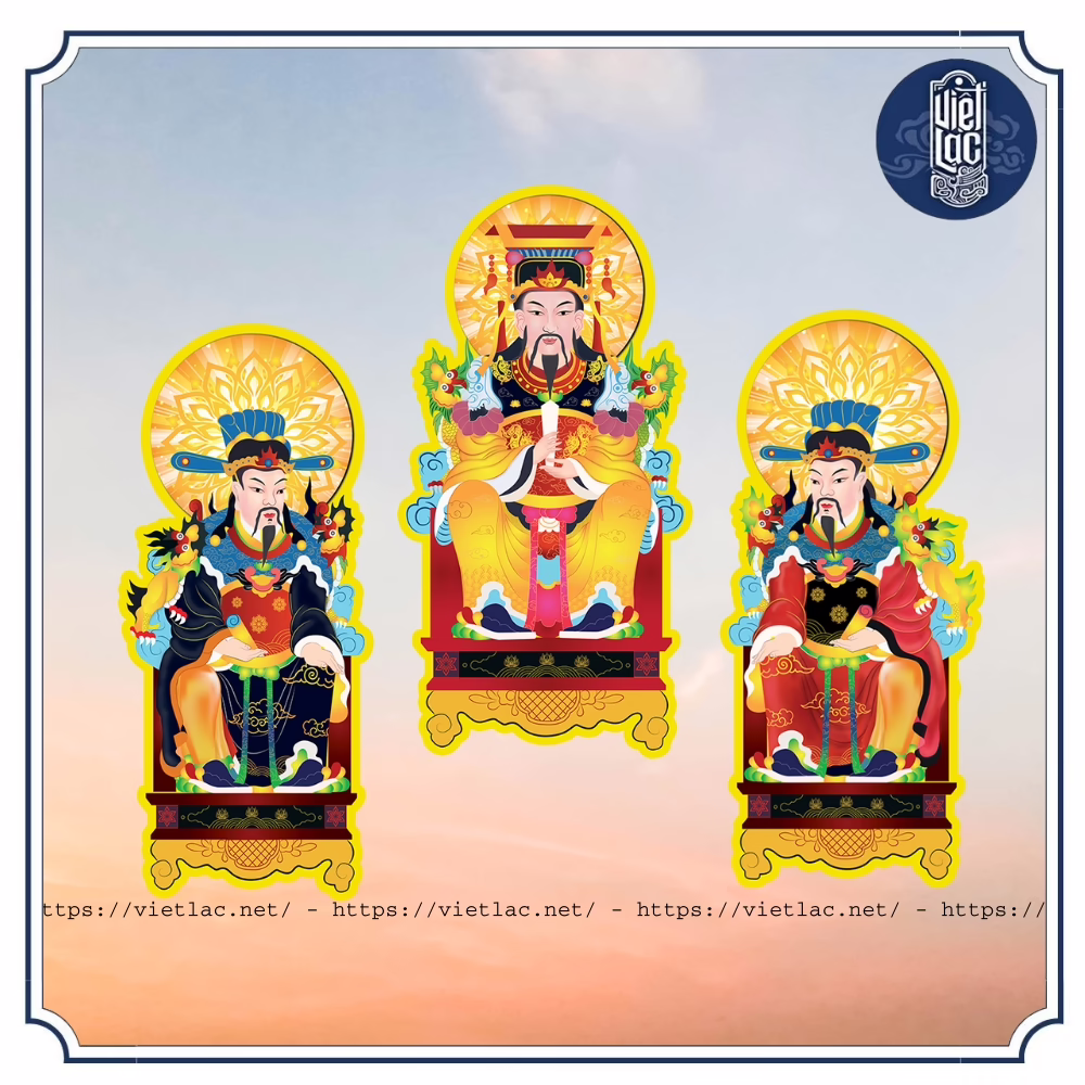 Bộ tranh cúng 17 bức thông dụng bìa cứng ép plastic - Ảnh 7