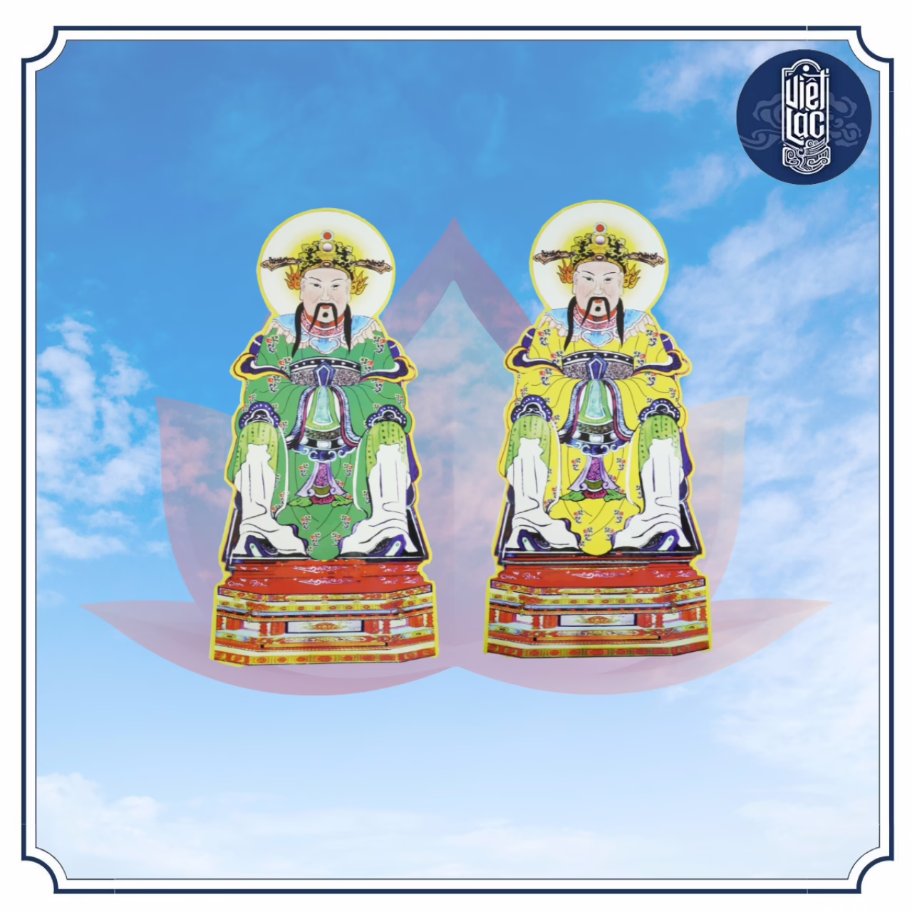 Bộ tranh cúng 15 bức thông dụng 60cm ép plastic - Ảnh 6