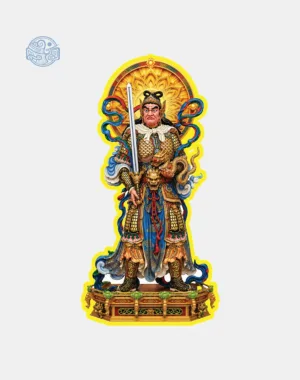Tranh Hộ Pháp Trừng Ác chất liệu nhựa xốp