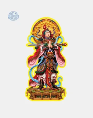 Tranh Hộ Pháp Khuyến Thiện chất liệu nhựa xốp
