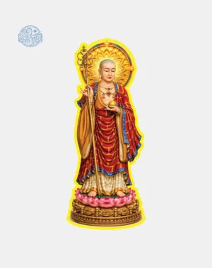 Tranh Mục Kiền Liên Bồ Tát chất liệu nhựa xốp