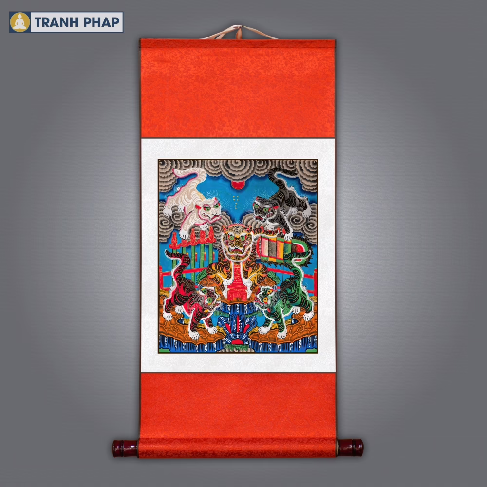 Tranh xuyến chỉ bồi biểu lụa - Ảnh 10