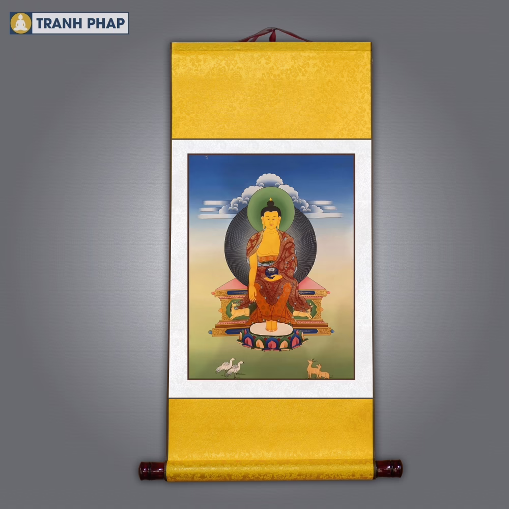 Tranh xuyến chỉ bồi biểu lụa - Ảnh 8