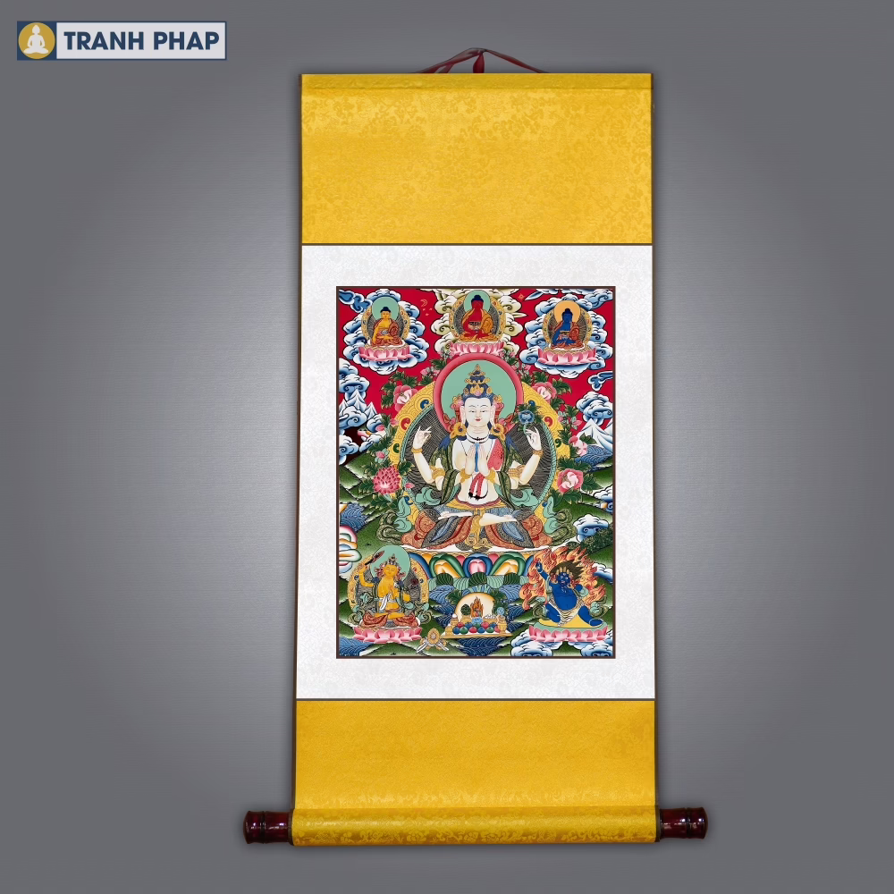 Tranh xuyến chỉ bồi biểu lụa - Ảnh 6