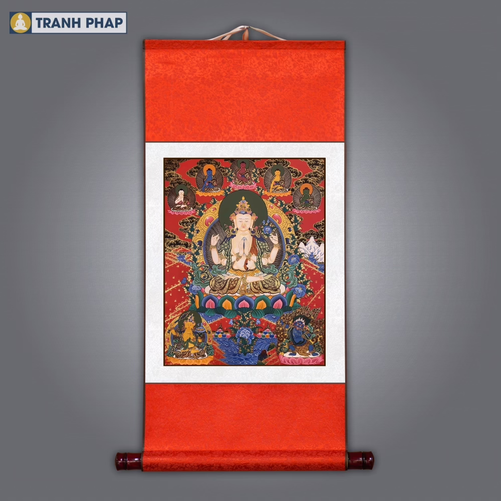 Tranh xuyến chỉ bồi biểu lụa - Ảnh 5