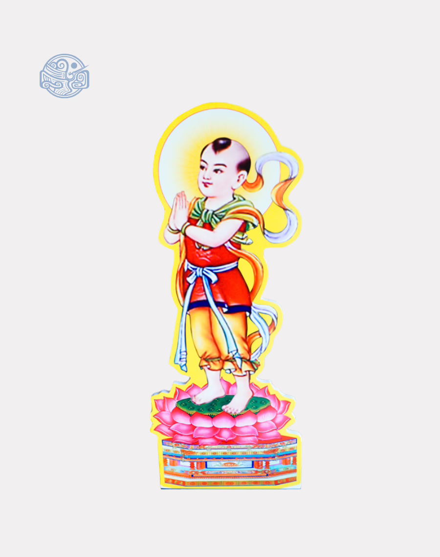 Tranh Thiện Tài Đồng Tử chất liệu nhựa xốp