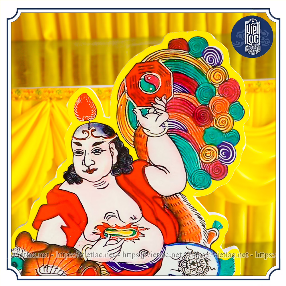 Tranh ông Tử Vi chất liệu nhựa xốp - Ảnh 3