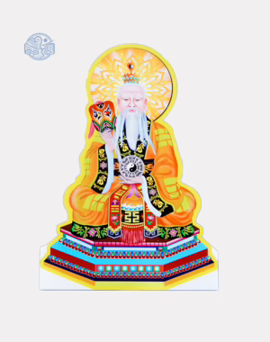 Tranh Thái Thượng Lão Quân (vẽ tay) chất liệu nhựa xốp