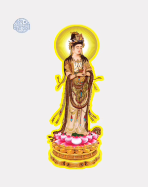 Tranh Bồ Tát Đại Thế Chí chất liệu nhựa xốp