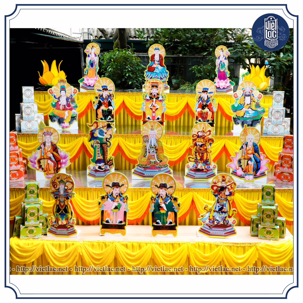 Bộ tranh cúng 17 bức thông dụng (vẽ tay) - Ảnh 2