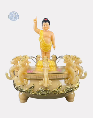 Tượng Phật Đản Sanh đá thạch anh