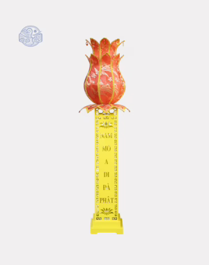 Trụ đèn hoa sen vuông 110 cm