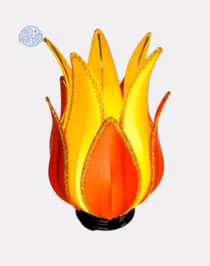 Đèn lụa hoa súng không đế 40cm