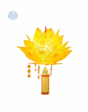 Đèn hoa sen treo trang trí