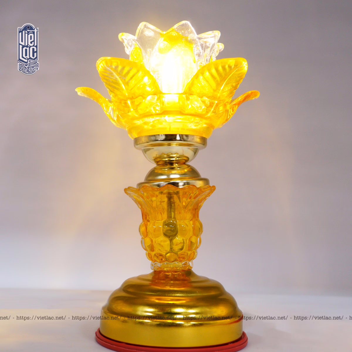 Đèn thờ điện pha lê - Ảnh 4