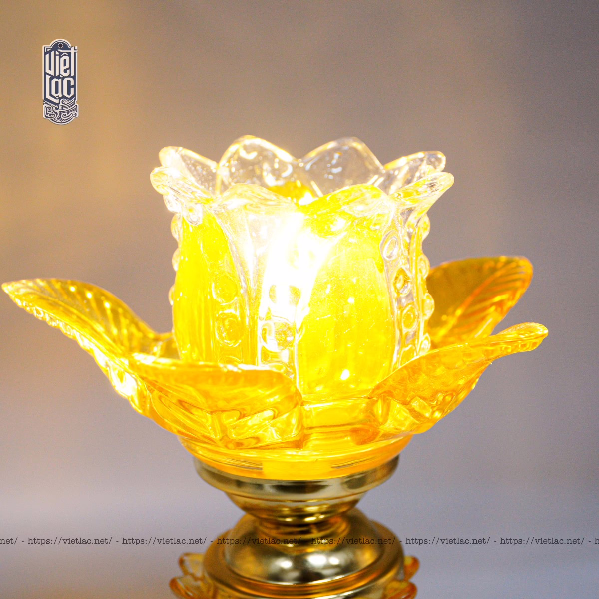 Đèn thờ điện pha lê - Ảnh 2