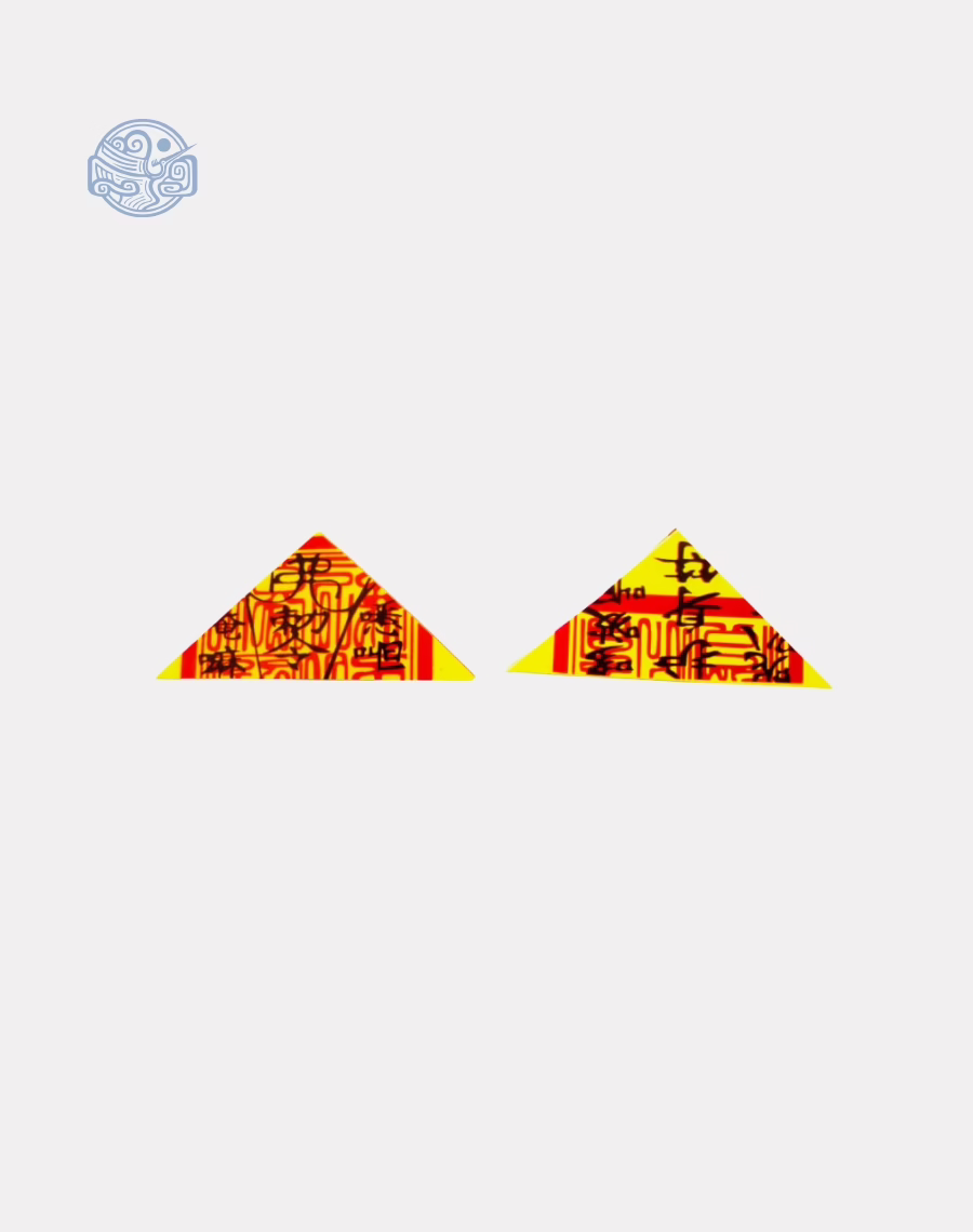 Linh phù tam giác hộ thân, cầu phúc, thịnh vượng phát tài