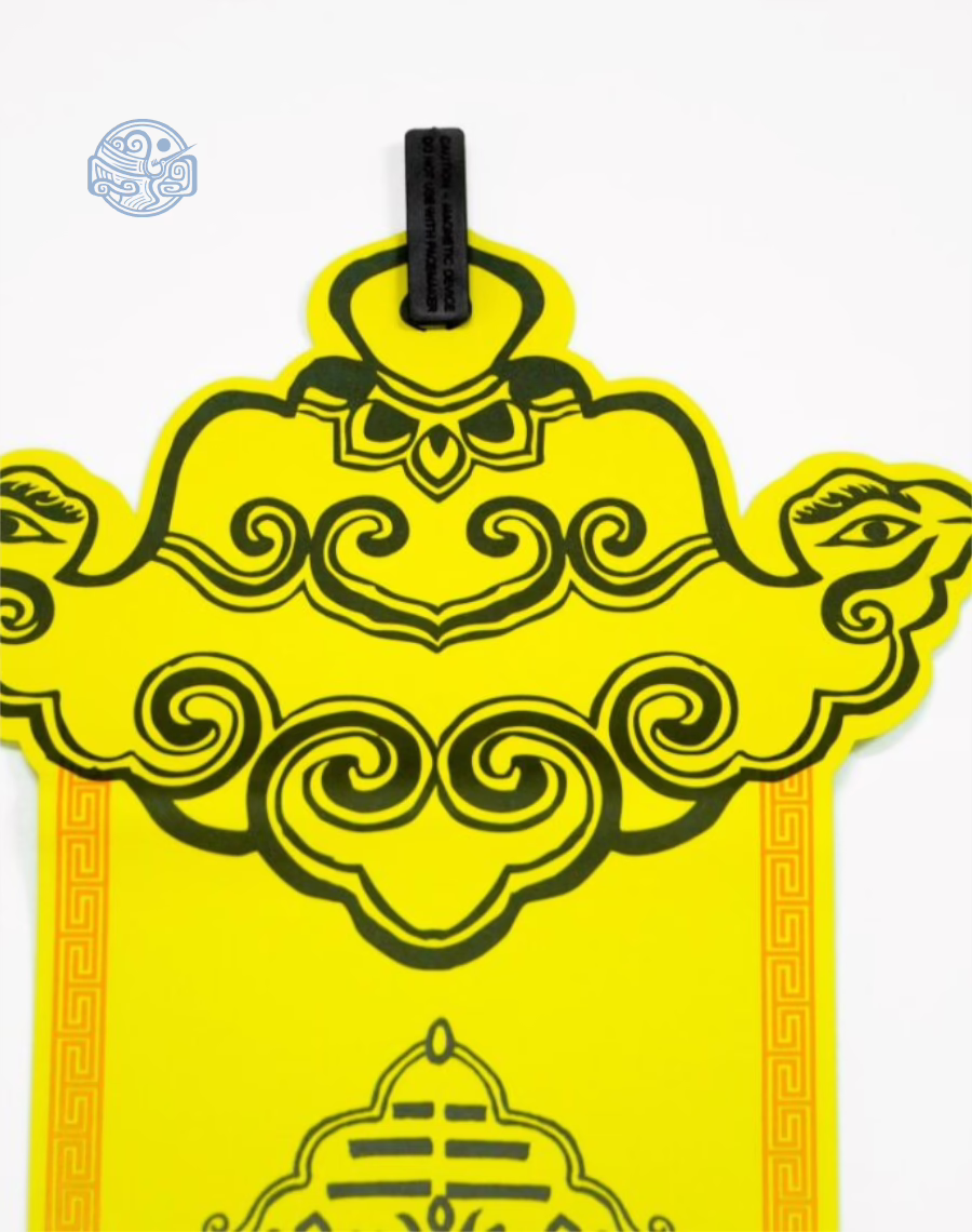 Vòng đeo cổ mặt đá giọt nước hình Phật may mắn - Ảnh 2