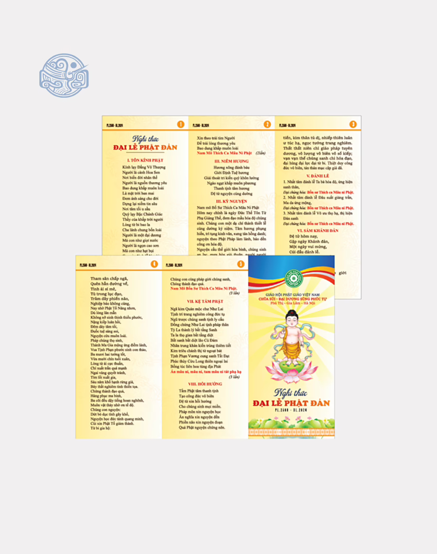 Tờ nghi thức mừng lễ Phật Đản - Ảnh 2