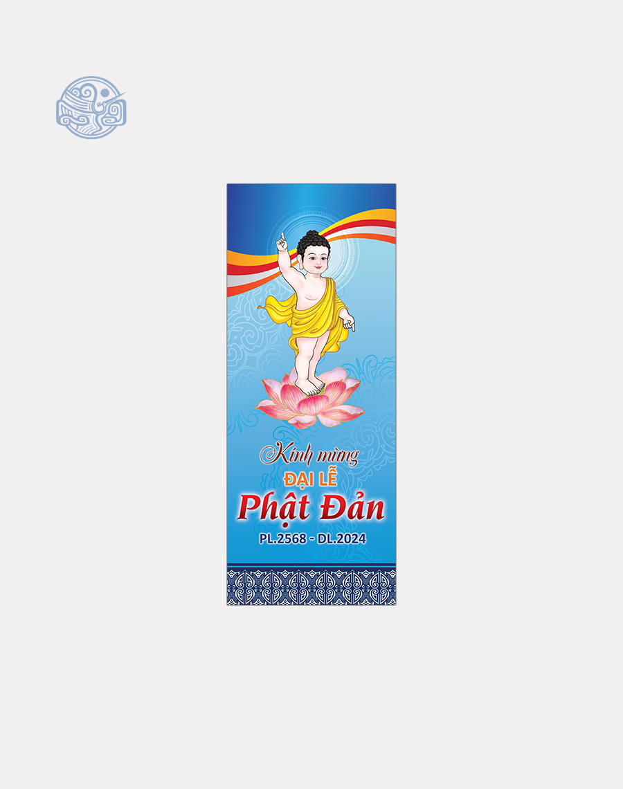 Phướn dọc thiết kế (mùa Vu Lan, Phật Đản, lễ, tết,...) - Ảnh 5