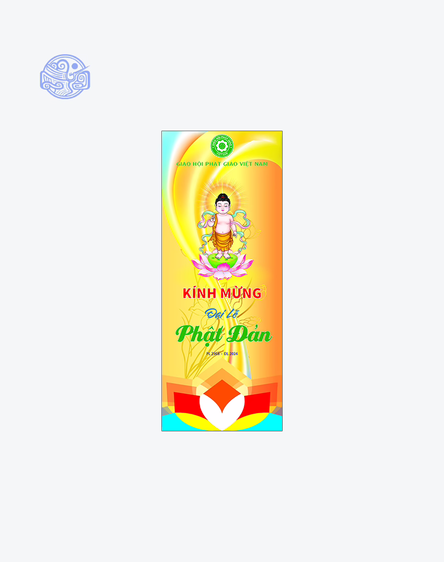 Phướn dọc thiết kế (mùa Vu Lan, Phật Đản, lễ, tết,...) - Ảnh 8