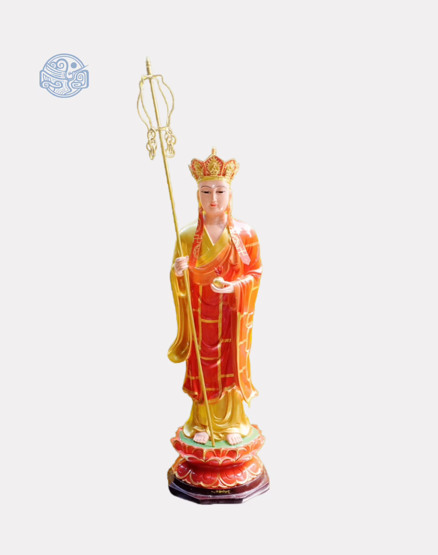 Tượng Địa Tạng Vương Bồ Tát Đứng bằng Composite