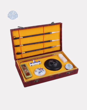 Bộ văn phòng tứ bảo hộp gấm (bộ 4 bút)