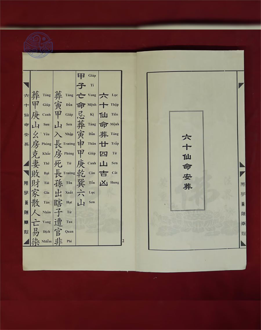 Sách Lục thập mệnh táng nhập tứ sơn cát hung song ngữ - Ảnh 2