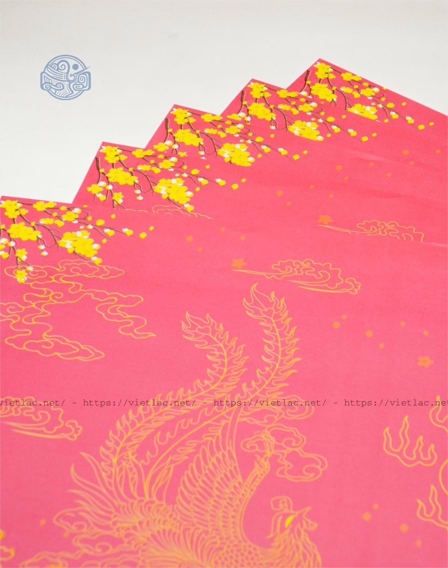 Giấy in sớ Việt Lạc RPHM nền hồng - Ảnh 2